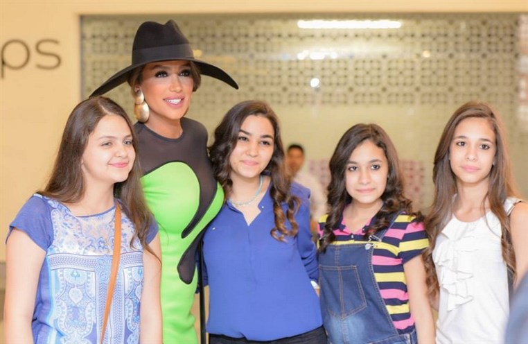Maya Diab at Vogue Fashion Dubai Experience 2014